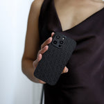 Dior Oblique Embossed Leather Case for iPhone 12-18 Pro & Pro Max