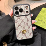 Luxury Monogram Gucci Case with Camera Lens Protection