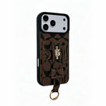Luxury Coach Case with Card Holder For iPhone 13-17