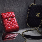Luxury Genuine Leather Crossbody Phone Bag Elegant Tote Bag