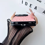 Luxury Dior Oblique Embossed iPhone Duo Case - Foldable Cover
