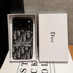 Luxury Monogram Designer Dior Cover for iPhone 12-18 Pro & Pro Max
