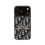 Luxury Monogram Designer Dior Cover for iPhone 12-18 Pro & Pro Max