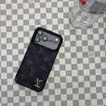 Leather Case with Card Holder For iPhone 12-18 Pro & Pro Max