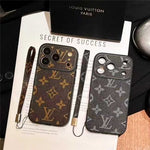 Louis Vuitton Phone Monogram Case with Strap For iPhone 17 /16 /15 /14