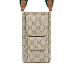 Luxury Gucci Monogram Multi-Pocket Crossbody Phone Bag