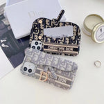 CD Classic Luxury iPhone Case with Card Holder