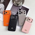Luxury Coach Monogram Protective iPhone Case – Designer Leather Finish