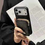 Luxury Leather Phone Case with Card Holder For iPhone 12-17