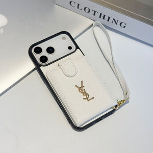 YSL Premium Case Card Holder For iPhone 17 - THEROXYMOB