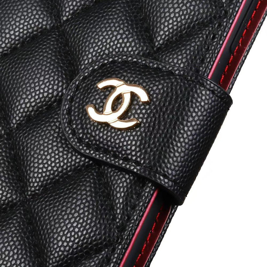 Luxury CC Phone Case for iPhone with Card Holder