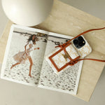 Classic Celine iPhone Case Crossbody White Print for iPhone 12-18 Pro & Pro Max
