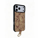 Luxury Coach Case with Card Holder For iPhone 13-17