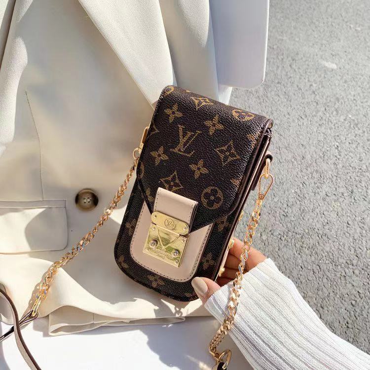 LV Lockme Tender Métis Monogram Crossbody Phone Bag