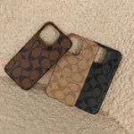 CCH Signature Monogram Canvas Case for iPhone 12-18 Pro & Pro Max