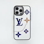 New LV leather Elegant Butterfly Totem Apple iPhone Cover