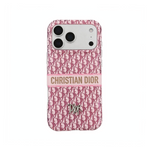 Luxury Dior Case Premium Designer Fabric For iPhone 12-18 Pro & Pro Max