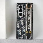 Luxury Brand C Dior Belt Embroidery Case For Samsung Z Fold