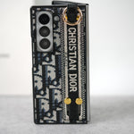 Luxury Brand C Dior Belt Embroidery Case For Samsung Z Fold