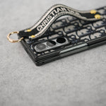 Luxury Brand C Dior Belt Embroidery Case for Samsung Z Fold 3-7