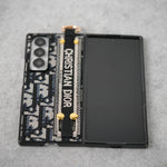 Luxury Brand C Dior Belt Embroidery Case For Samsung Z Fold