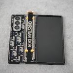 Luxury Brand C Dior Belt Embroidery Case for Samsung Z Fold 3-7