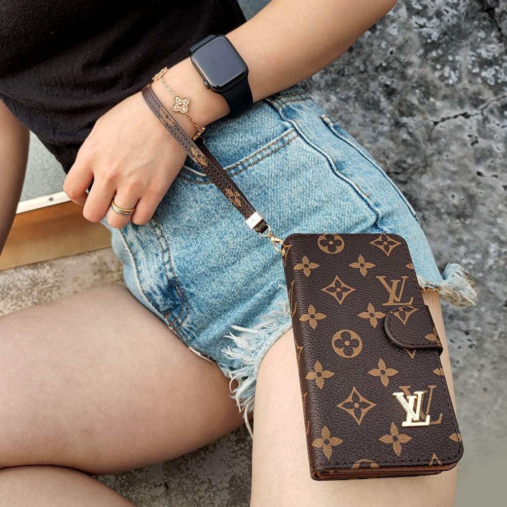 PREMIUM LV FASHION WALLET IPHONE CASE