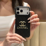 Luxury Leather Chanel Phone Case For iPhone 12-17