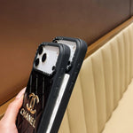 Luxury Leather Chanel Phone Case For iPhone 12-17