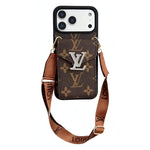 Leather Wallet Card Holder Phone Case for iPhone 12-18 Pro & Pro Max