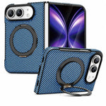 Carbon Fiber Magnetic Ring Stand Case for iPhone Duo
