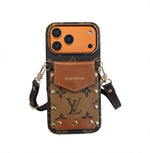 Luxury Phone Case with Strap For iPhone 12-17