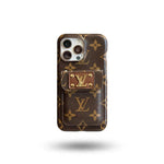 Monogram Canvas Back Card Holder Classic Ophidia Leather iPhone Case
