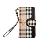 Burberry Phone Case Wallet Style for iPhone 12-18 Pro & Pro Max
