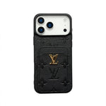 Premium Textured Case with Integrated Card Slot for iPhone 12-17 Series
