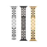 EMBOSSED METAL APPLE WATCH STRAP