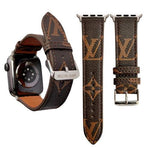 CLASSIC BROWN FLOWER LUXURY IWATCH STRAP