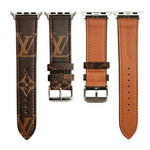 CLASSIC BROWN FLOWER LUXURY IWATCH STRAP