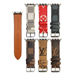 CLASSIC BROWN FLOWER LUXURY IWATCH STRAP