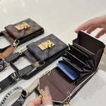 Premium Leather Monogram Phone Case For iPhone 13-18 Series