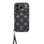 Elegance Phone Monogram Case with Strap For iPhone 13-17