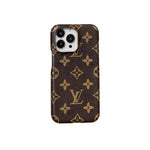 LUXURY CANVAS APPLE IPHONE CASE DETACHABLE SILK SCARF WRISTBAND