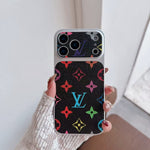 Multicolor Monogram LV-Style Phone Case for iPhone 13-17