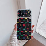 Multicolor Monogram LV-Style Phone Case for iPhone 13-17