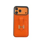 Luxury Leather Phone Cover Card Slot For iPhone 12-17 Series