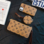 3 IN 1 LUXURY WALLET AND IPHONE CASE WITH AIRPODS CASE