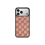 Designer Monogram MagSafe Case for iPhone 12-17 Series