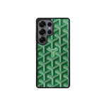 Premium Green GYD-Style Pattern with Magsafe Option for Samsung S22-S26 Series