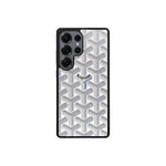 Premium White GYD-Style Pattern with Magsafe Option for Samsung S22-S26 Series