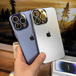 GLASS CAMERA LENS SHELL CASE FOR IPHONE 16 TO 14